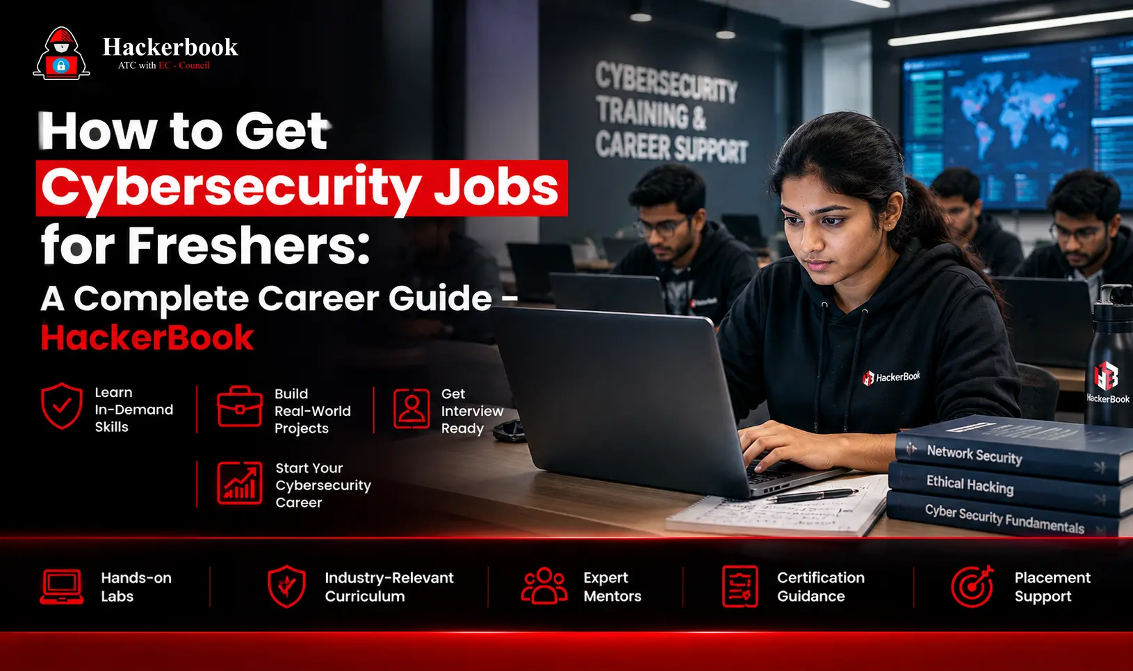How to Get Cybersecurity Jobs for Freshers: A Complete Career Guide – HackerBook